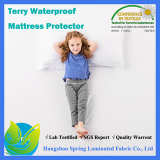 2016 High Quality Terry Mattress Protector Waterproof and Hypoallergenic Mattress Protector