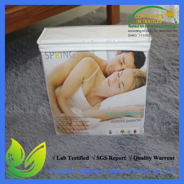 Terry Laminated Hypoallergenic PU Coated Waterproof Mattress Protector