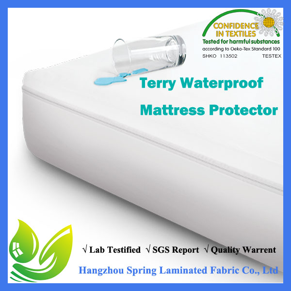 Saferest Hypoallergenic Waterproof Queen Size Vinyl Free Mattress Protector