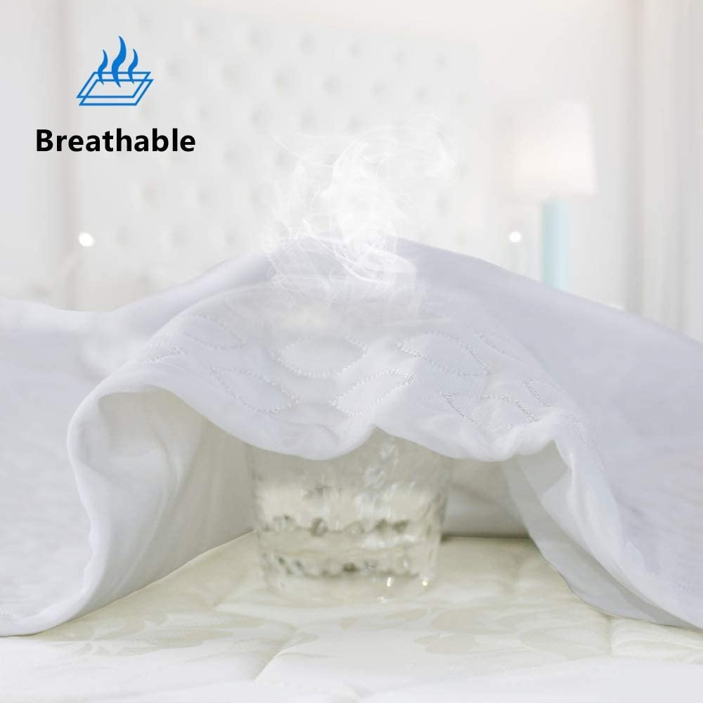 Anti Bacteria Air Layer Bed Cover Waterproof Breathable Mattress Protector