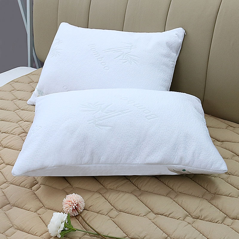 Jacquard Bamboo Fiber Air Layer Waterproof Machine Washable Pillowcase