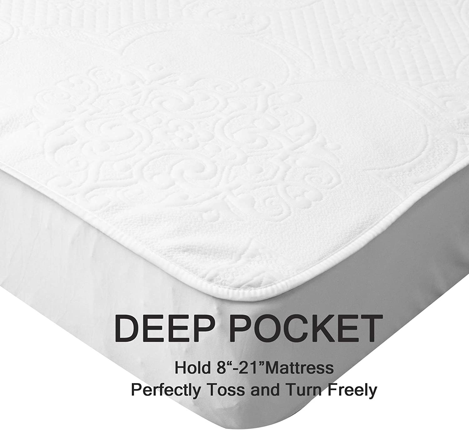 Anti Bacteria Air Layer Bed Cover Waterproof Breathable Mattress Protector
