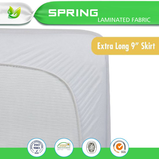 Super Soft Bamboo Fabric Wholesale Waterproof Baby Crib Mattress Protector Cover