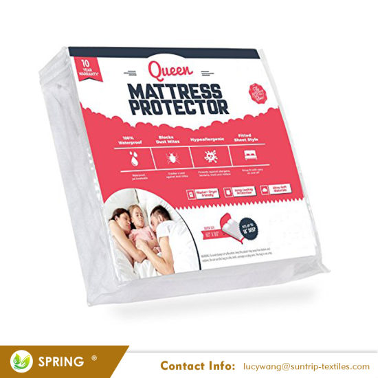 Hypoallergenic Water-Proof Mattress Protector, - Bed Bugs, Dust Mites, Pollen, Mold and Fungus, Proof
