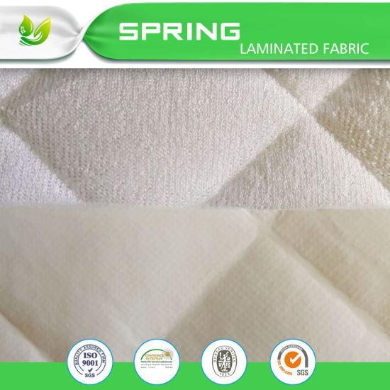 Bamboo Crib Mattress Protector, Breathable Hypoallergenic Natural Quilted Cover