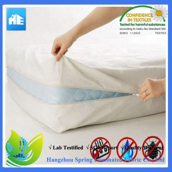 Maximum Bed Bug Protection Waterproof Backing Mattress Encasement