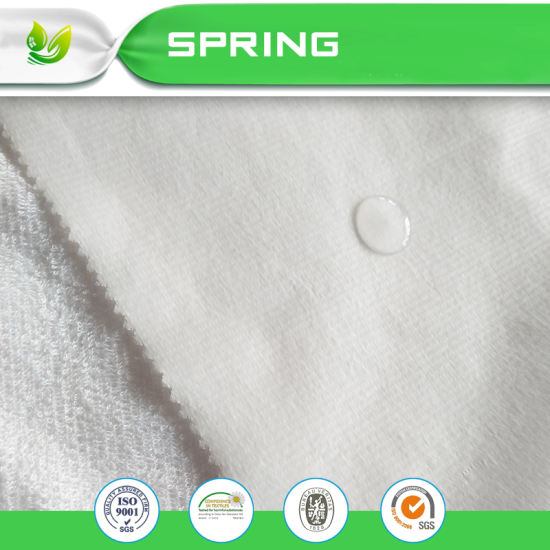 100% Polyester Terry Cloth TPU Laminated Fabric for Mattress Protector