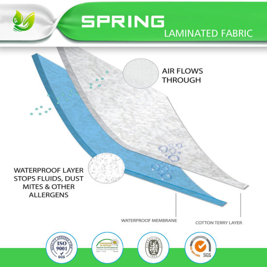 Terry Waterproof Stretch Fabric for Mattress Protector