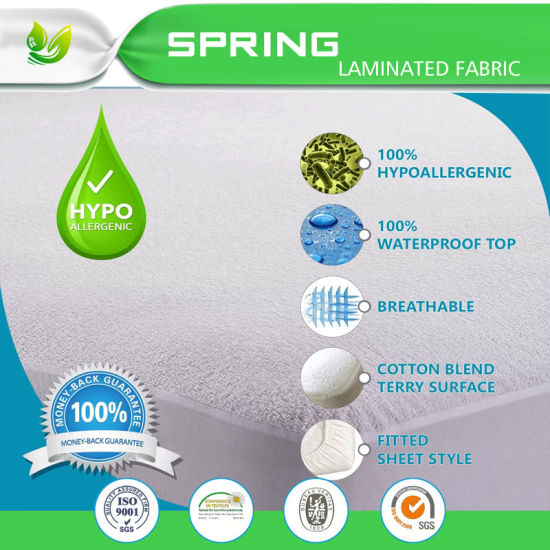 China Factory Directly Hotel Color Waterproof Mattress Protector