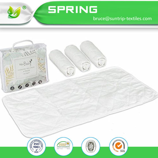 Padding Hypoallergenic Waterproof Quilted Crib Toddler Bed Mattress Pad