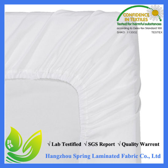 Deep Pocket Waterproof Microfiber Breathable Fitted Mattress Protector