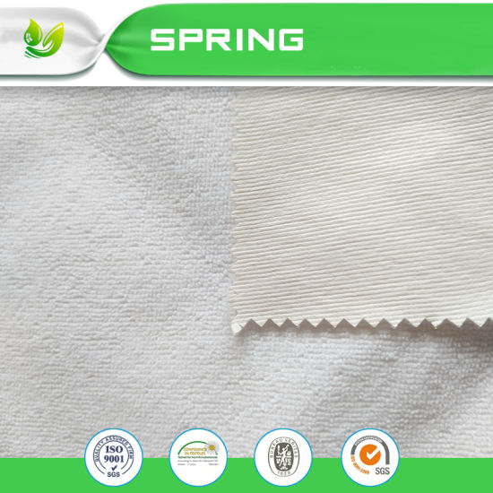 Micro Fiber Terry Cloth Waterproof PU Coating Fabric