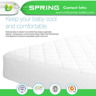 China Wholesale Bamboo Terry Waterproof 100% Fitted Style Baby Crib Mattress Encasement High Quality