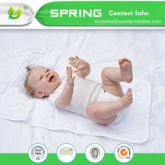 Baby Waterproof Changing Liner and Cover Baby Bed Pad Organic Cotton Mat