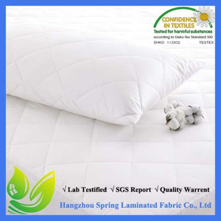 Queen Size Assure Sleep Plush, Quilted Hypoallergenic, Mattress Pad - Vinyl Free