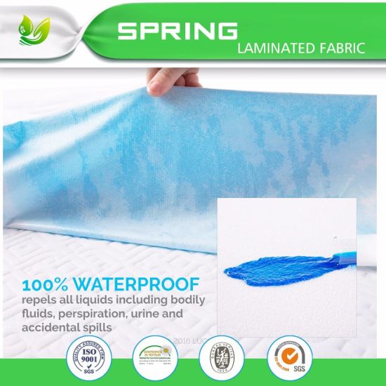 Anti Bed Bug/Allergen Waterproof Zippered Vinyl Mattress Cover Protector for Baby