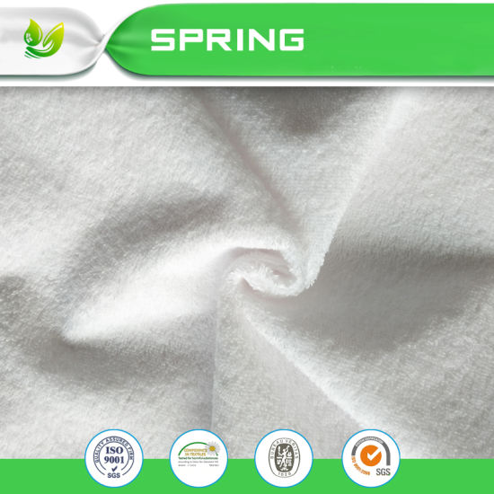 140GSM Cotton Terry Cloth Waterproof Fabric Laminated with TPU