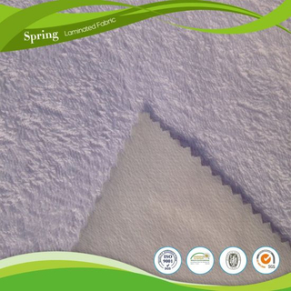 Patterned Terry Cloth Extra Wide Fabric for Bedding
