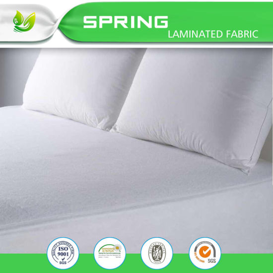 Bamboo Soft Terry Fitted Waterproof Mattress Protector Hypoallergenic
