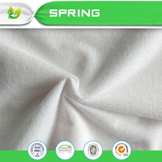 Whoesales Organic Bamboo Waterproof Terry Cloth Mattress Protector Fabric