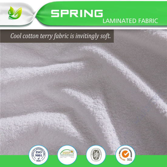 High Quality 100% Waterproof Terry Towel Mattress Protector Cover