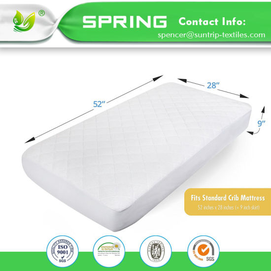 Machine Washable Reusable Hypoallergenic Baby Mattress Protector