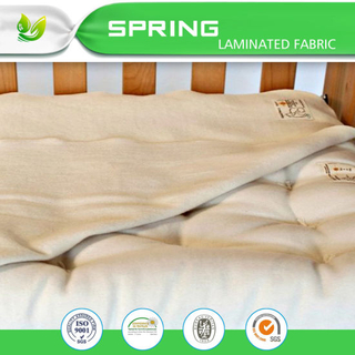 Quilted and Fitted Waterproof Crib Mattress Pad & Cover Made of Silky Smooth Bamboo Fiber Rayon Perfect for Baby and Toddler Use