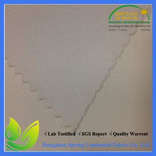 Waterproof TPU Laminated White Warp Knitting Fabric