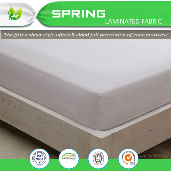 Waterproof Washable Fitted Knit Towel Bed Mattress Protector Cover Water Proof