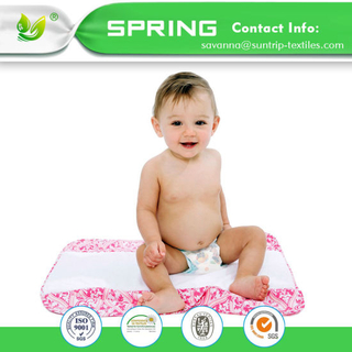 Waterproof Quilted Crib Size Toddler Bed Mattress Pad Whit