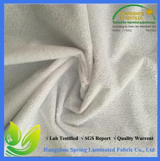 TPU Film Laminated Waterproof Terry Towel Fabric