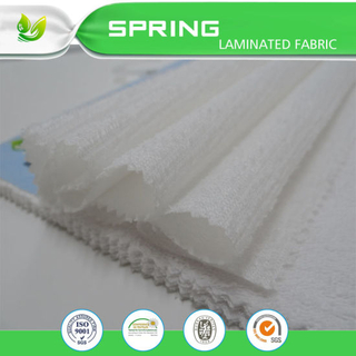 China Supplier Waterproof Milky Cotton Laminated Fabric