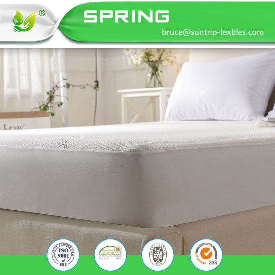 100% Cotton Terry Surface, Hypoallergenic, Deep Pocket Skirt Fits up to 22&quot; Mattress