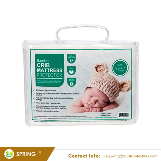 Premium Dust Mite Protection Fireproof Crib Mattress Cover