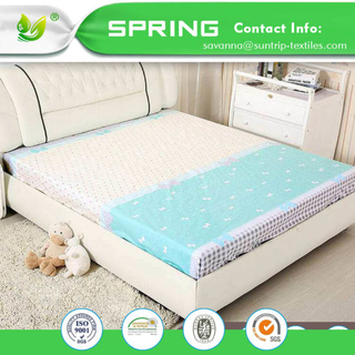 Crib Mattress Pad Cover Fits Pack Play Mini Portable Baby Safe Soft Bamboo