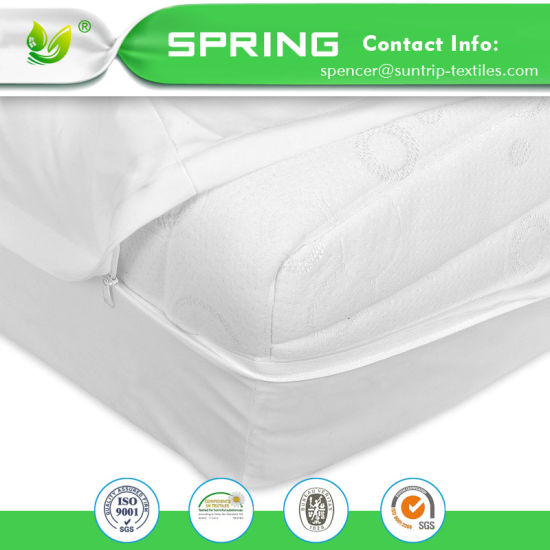 Bed Bug Proof Washable Waterproof Mattress Encasement Cover TPU Laminated