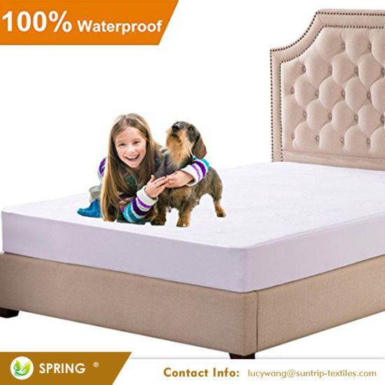 Full Size Premium Hypoallergenic Mattress Protector - 100% Waterproof - Vinyl Free - Fitted Mattress Cover