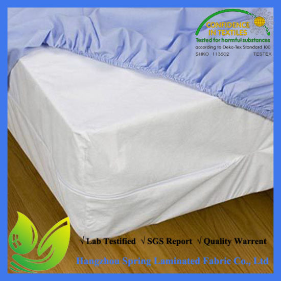 Wholesale Hotel Organic Cotton Noiseless Phthalate Free Fitted Sheet Style Mattress Protector