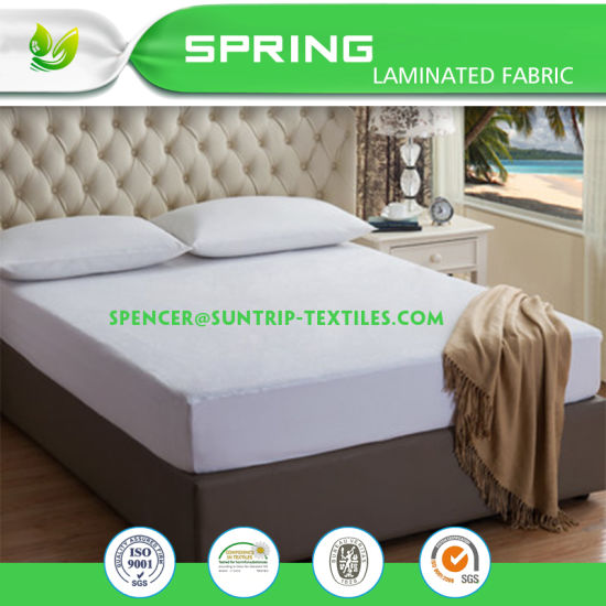 Deluxe Moisture and Temperature Control Mattress Encasement - Waterproof, Bed Bug Proof, Dust Mite Proof Mattress Encasement 17034