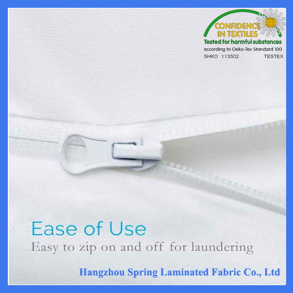 Anti Bed Bug White Loop Pile Waterproof Mattress Encasement
