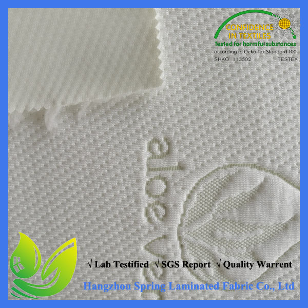 Aloe Vera Treatment Waterproof Mattress Protector Fabric, Jacquaurd Fabric