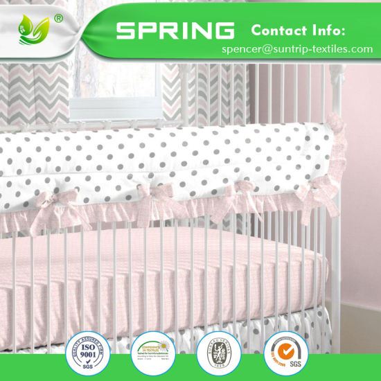 Anti-Bacterial Twin Size Durable Baby Crib Mattress Encasement High Quality