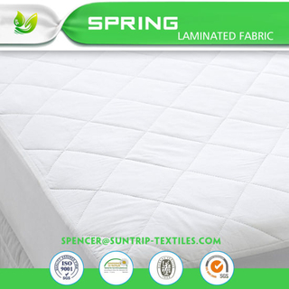 Bed Mattress Pad Cover Crib Size White Protector Pillow Top Topper Quilted Soft