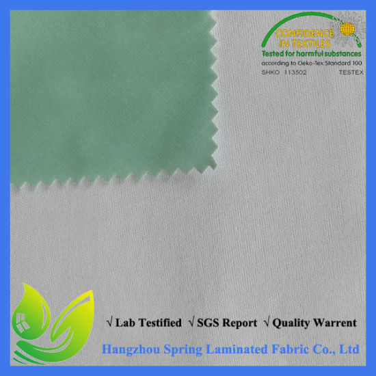 Circular Knitting Waterproof Fabric Plain Dyed, Anti-Bacterial, Machine Washable, 90GSM