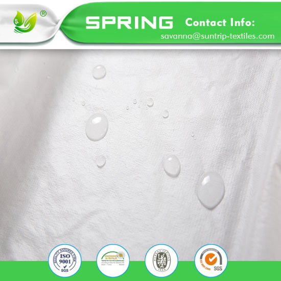 Fitted Waterproof Cotton Terry Mattress Protector with 18 Inches Deep Pocket Queen Size