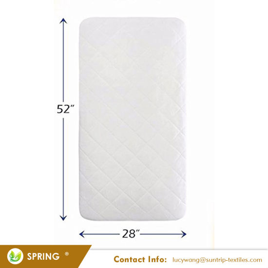 Waterproof Quilted Crib and Toddler Size Fitted Crib Mattress Cover