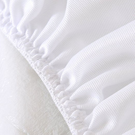 Ultra Soft Bamboo Fabric Waterproof Hypoallergenic Fits All Standard Crib Sizes Canvas Crib Mattress Cover