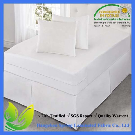 Wholesale King Size Dust Mites Soft Poly Knitted Mattress Cover