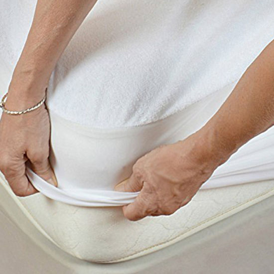 Premium Hypoallergenic Noiseless Cotton Terry Waterproof Mattress Protector