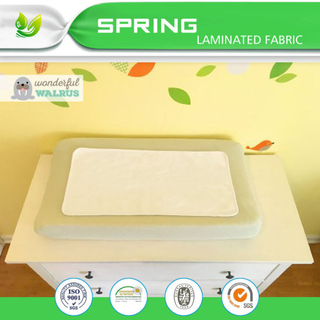 Waterproof Bamboo Fiber Terry Cloth Baby Changing Pad